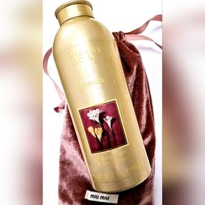 Nip luxury vtg VS dust powder floral freesia from pure seduction 3oz